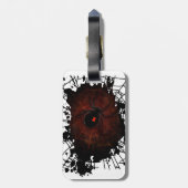 Zwarte weduwe bagagelabel (Achterkant verticaal)