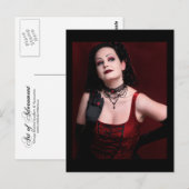 Zwarte weduwe - Briefkaart (Voorkant / Achterkant)