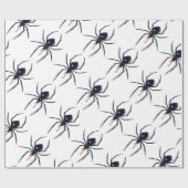 Zwarte weduwe cadeaupapier (Vlak)