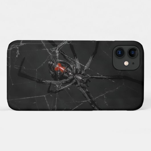 Zwarte Weduwe Case-Mate iPhone Case (Achterkant (horizontaal))