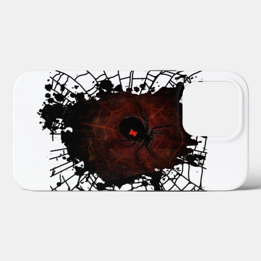 Zwarte weduwe Case-Mate iPhone case (Achterkant (horizontaal))