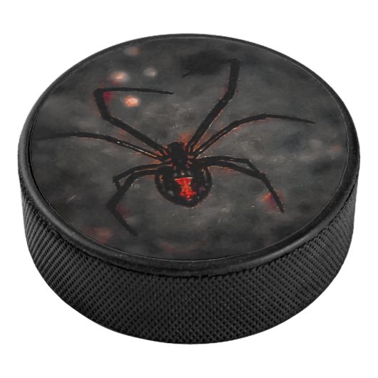 Zwarte weduwe hockey puck (3/4)