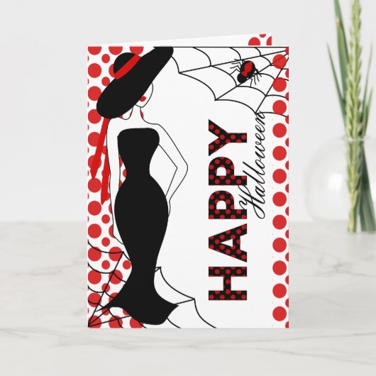 Zwarte weduwe kaart (Voorkant)