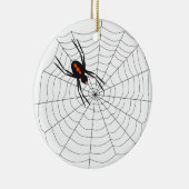 Zwarte weduwe keramisch ornament (Rechts)