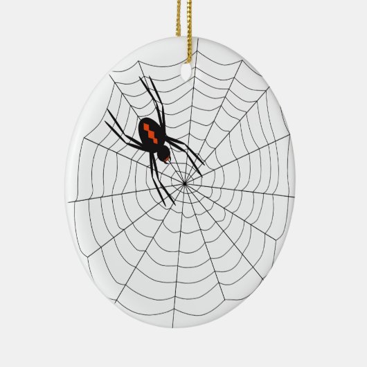 Zwarte weduwe keramisch ornament (Rechts)