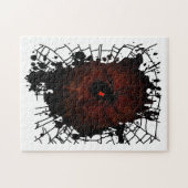 Zwarte weduwe legpuzzel (Horizontaal)