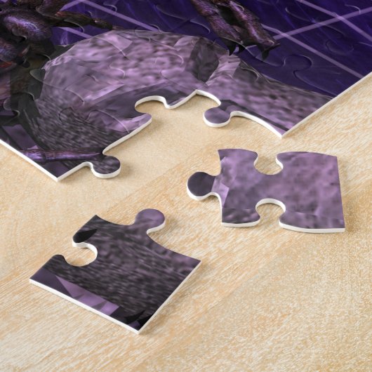 Zwarte weduwe legpuzzel (Zijkant)