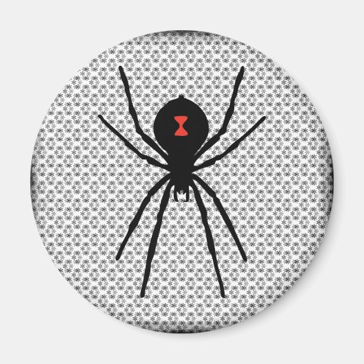 Zwarte weduwe magneet (Voorkant)