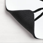 zwarte weduwe mousepad muismat (Hoek)