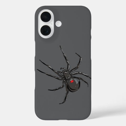 Zwarte Weduwe Spider Originele Tekenkunst Case-Mate iPhone Case (Achterkant)