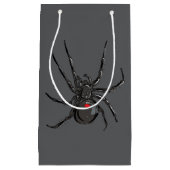 Zwarte Weduwe Spider Originele Tekenkunst Klein Cadeauzakje (Voorkant)