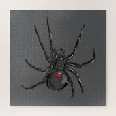 Zwarte Weduwe Spider Originele Tekenkunst Legpuzzel (Horizontaal)