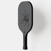 Zwarte Weduwe Spider Originele Tekenkunst Pickleball Paddle (Links)