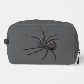 Zwarte Weduwe Spider Originele Tekenkunst Toilettasje (Voorkant)