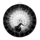Zwarte weduwe spin dart board dartbord (Voorkant)