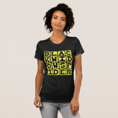 Zwarte Weduwe Spin, Dodelijke Arachnide T-shirt (Voorkant volledig)