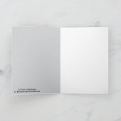 Zwarte weduwe spin en spinnenweb tekenkunst kaart (Binnen)