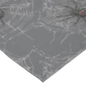 Zwarte weduwe spin en spinnenweb tekenkunst tafelkleed (Gekanteld)