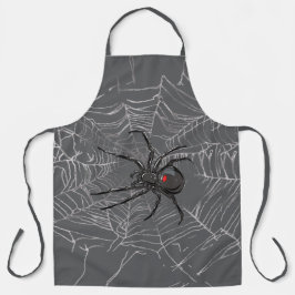 Zwarte Weduwe Spin En Spinneweb Tekening Kunst Sch Schort
