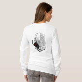 zwarte weduwe spin, ik ben Poison. T-shirt (Achterkant volledig)