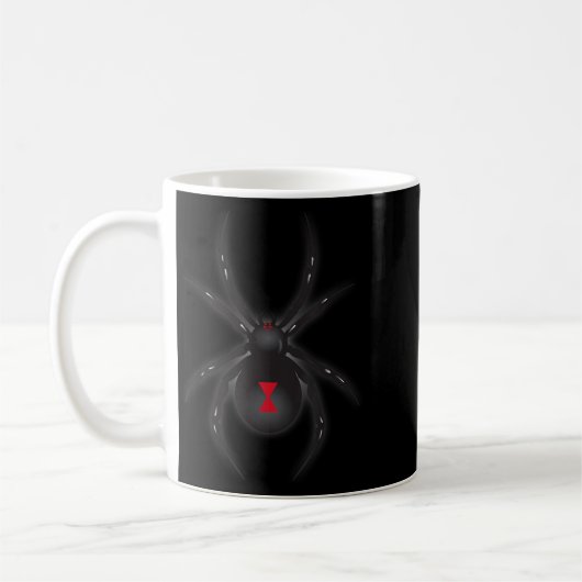 Zwarte Weduwe Spin Shirt Koffiemok (Links)