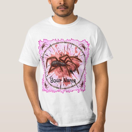 Zwarte Weduwe Spin T-shirt (Voorkant)