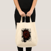 Zwarte Weduwe Spin Verfspatten Web Gotisch Donker Tote Bag (Voorkant (product))