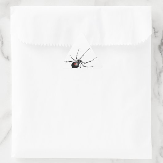 Zwarte weduwe sticker (Tas)