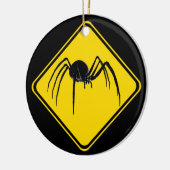 Zwarte weduwe Xing! Keramisch Ornament (Links)