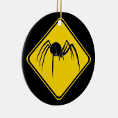 Zwarte weduwe Xing! Keramisch Ornament (Rechts)