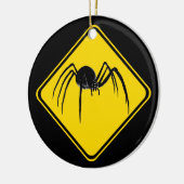 Zwarte weduwe Xing! Keramisch Ornament (Links)