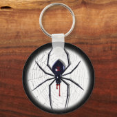 Zwarte weduwensleutel sleutelhanger (Voorkant)