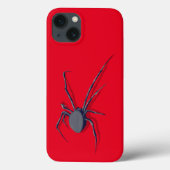 Zwarte weduwenspin Case-Mate iPhone case (Achterkant)