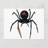 zwarte weduwnaar briefkaart (Voorkant)