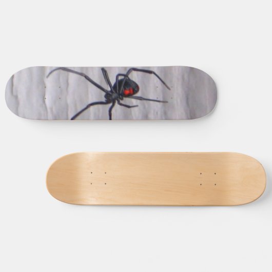 zwarte weduwnaar skateboard (Horizontaal)