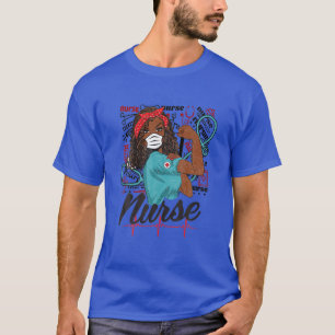 Zwarte weekdieren zwart kostuum geschiedenis maand t-shirt