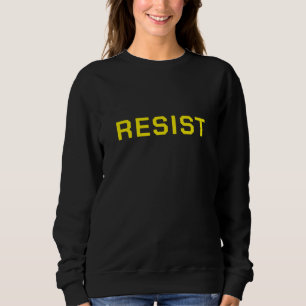 Zwarte weerstandsprotest T-shirt