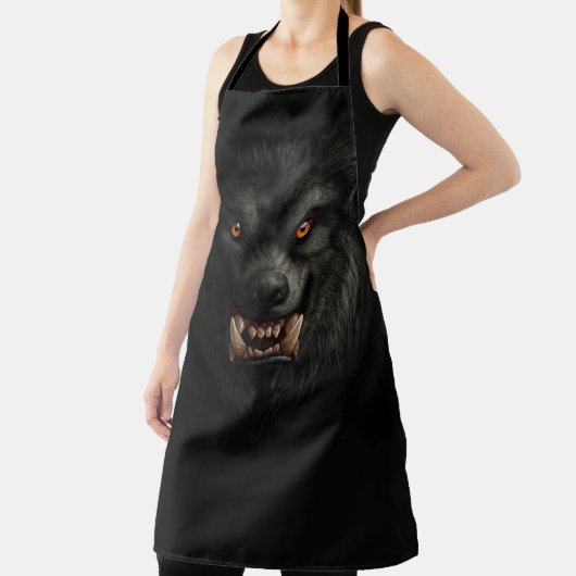 zwarte weerwolf schort (Insitu)
