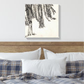 zwarte weideboom canvas afdruk (Insitu (Slaapkamer))