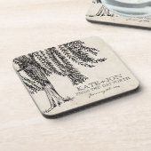 zwarte weideboom drankjes onderzetter (Linkerzijde)