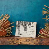 zwarte weideboom fotoplaat (Zijkant)