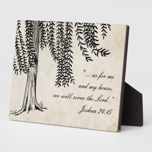  zwarte weideboom fotoplaat (Zijkant)