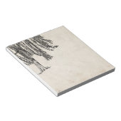 zwarte weideboom notitieblok (Schuin)