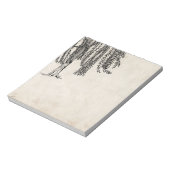 zwarte weideboom notitieblok (Linkerzijde)