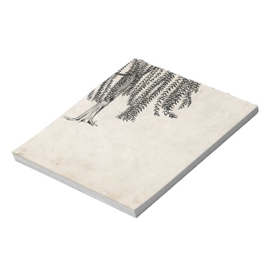  zwarte weideboom notitieblok (Linkerzijde)