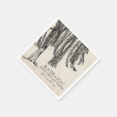 zwarte weideboom servetten (Hoek)