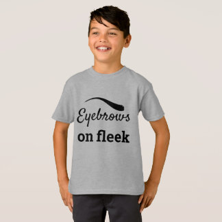 Zwarte Wenkbrauwen op Fleek Trendy Flawless Style T-shirt