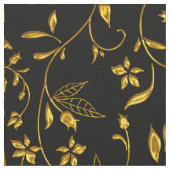 Zwarte werf van Elegant Damask Fabric Stof (Close Up)