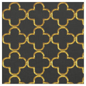 Zwarte werf van Elegant Damask Fabric Stof (Close Up)