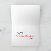 Zwarte wervelingen en rode hart Kaart (Binnen)